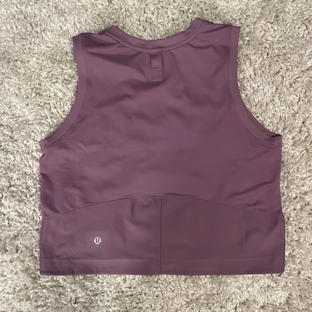 Lululemon Sleeveless Purple Top - Picture 2 of 3